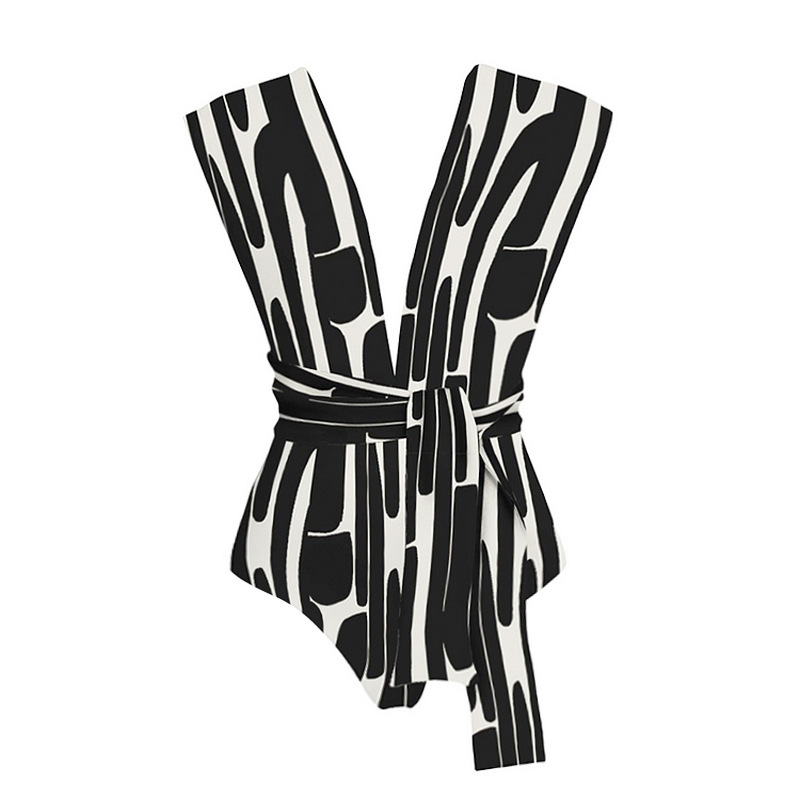 Maillot de bain taille haute mode femme_voghion.com