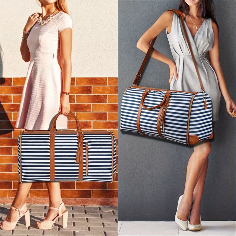 Neue faltbare Reisetasche für Damen, multifunktionale wasserdichte Aufbewahrungstasche großem Fassungsvermögen,_voghion.com