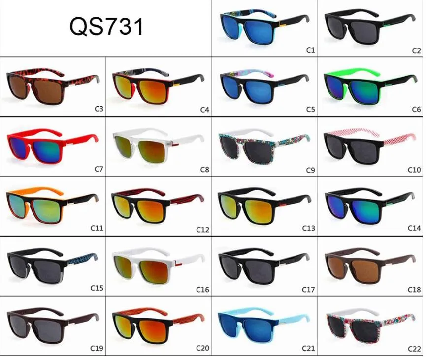 WHOLESALE - Quick Fashion Sunglasses Men's outdoor Beach Sun glasses the Ferris sier 22 color in stock_voghion.com