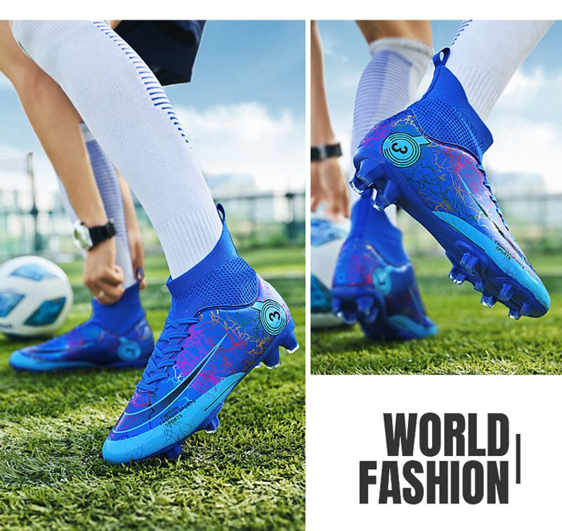 High-Top-Herren-Long-Broken-Nails-Trainings-Fußballschuh für Kinder, Jungen und Mädchen, Größe 48_voghion.com
