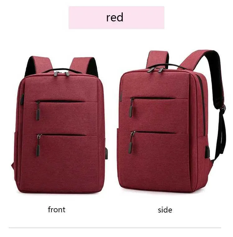 Laptoptaske med lynlås i flere lag, 13, 14, 15 tommer, computerrygsæk, unisex rejserygsæk, C241031_voghion.com