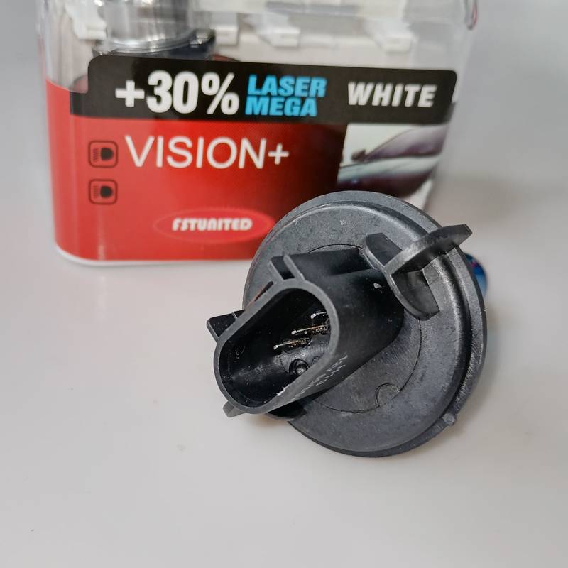 Ampoule halogène Super blanche H13 12V 60/55W, pour phare de voiture, lampe halogène pour moto, Stock ue_voghion.com
