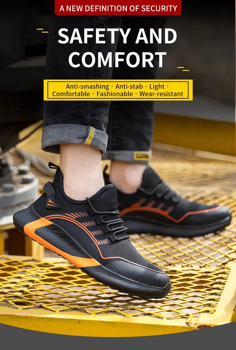 Stahl Sicherheit Casual Atmungsaktive Licht Toe Smashing Anti Stab Arbeit Schuhe Herren_voghion.com