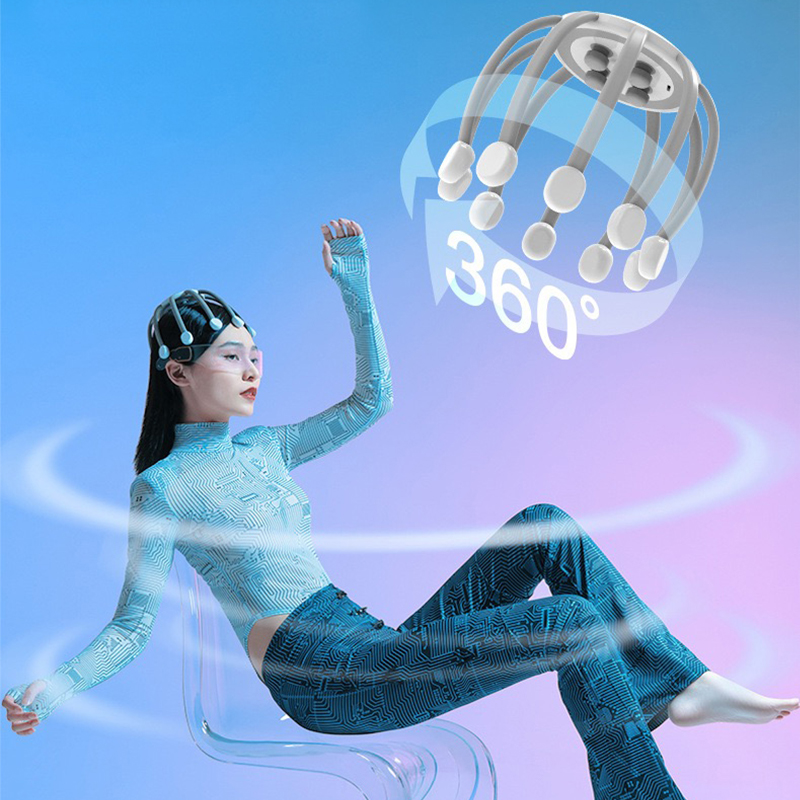 Electric Vibration Head Massager Relax Scalp Massage Relieve Fatigue Headache Insomnia Brain Stimulator Device for Massage Head_voghion.com
