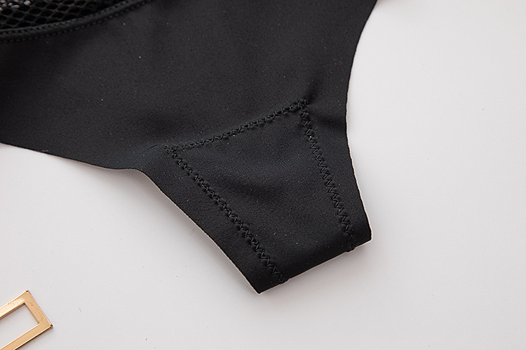 Underwear High waist stretch sexy sports underwear women's thong fitness t pants_voghion.com