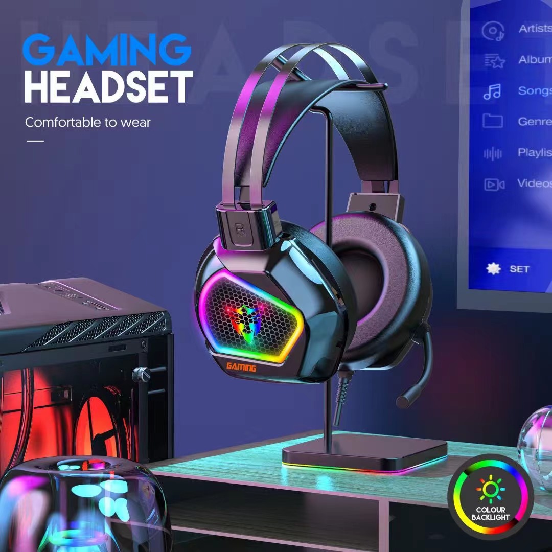 G601 Gaming Earphones Internet Cafe gaming USB Headset For PC Computer Gaming Headset