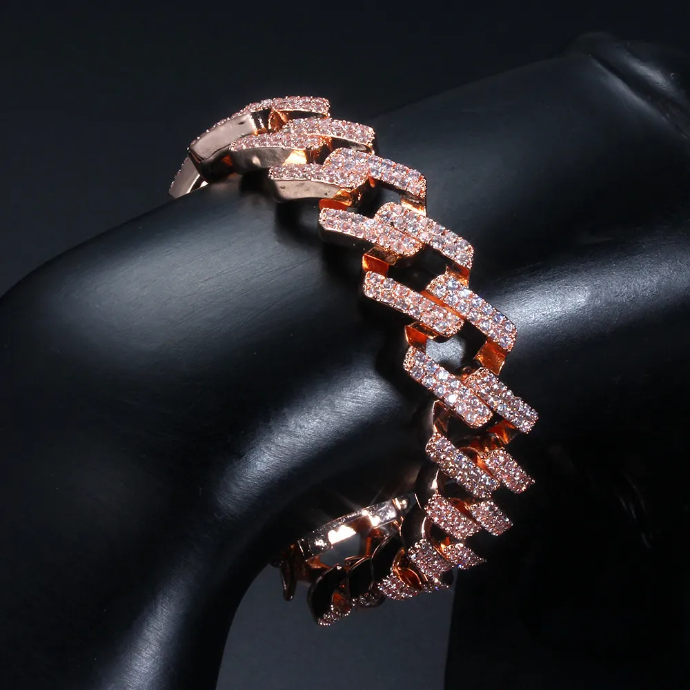 Coppia di moda cubana catena bungee hip hop tendenza braccialetto collana uomini e donne gioielli regali 230706_voghion.com