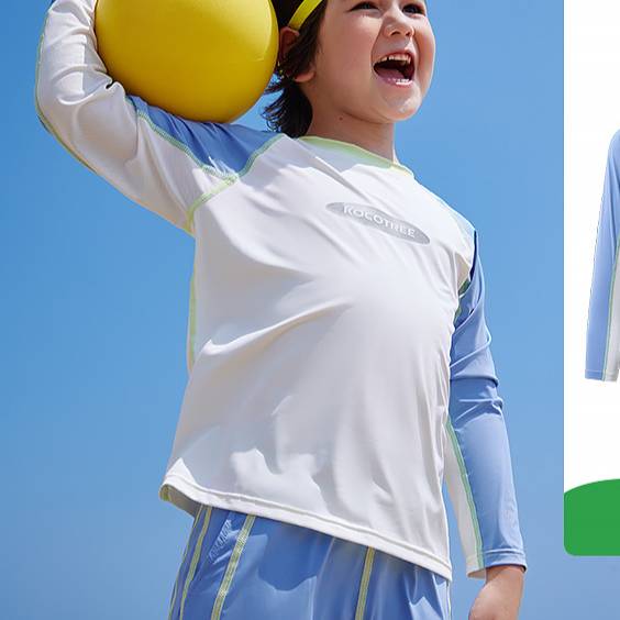 Kids Quick Dry Cooling Activewear Set Long Sleeve T-shirt For Kids_voghion.com