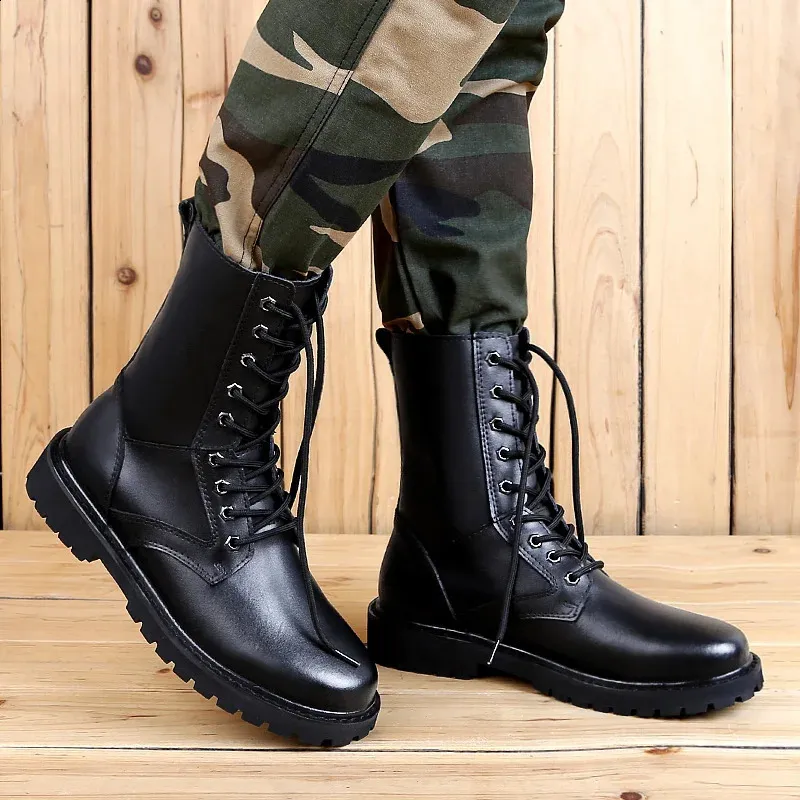 Herren Winter Stiefel Aus Leder Wasserdicht Warm Gefüttert_voghion.com
