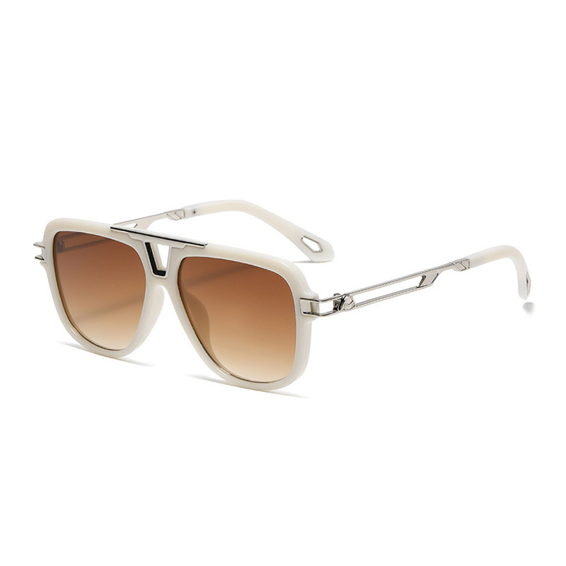 NEW Brand Design Fashion Style Square Metal Small Frame Rimless Sunglasses Men Sun Glasses Oculos UV400_voghion.com