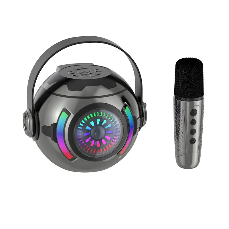 Multicolor RGB Disco-Style Karaoke Hine For Parties - Wireless Bluetooth Audio Speakers_voghion.com