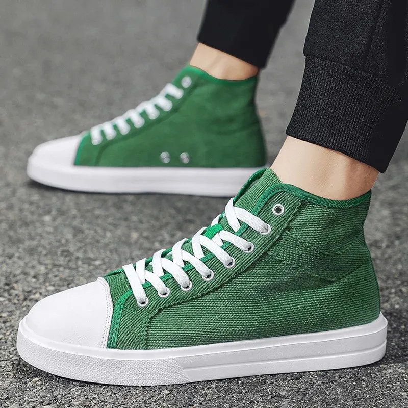 Sneakers Skateboarden Dames Heren Unisex Lichtgewicht Hoge Canvas Schoenen Koppels Wandelen Mannen Gig Maat 36-46_voghion.com