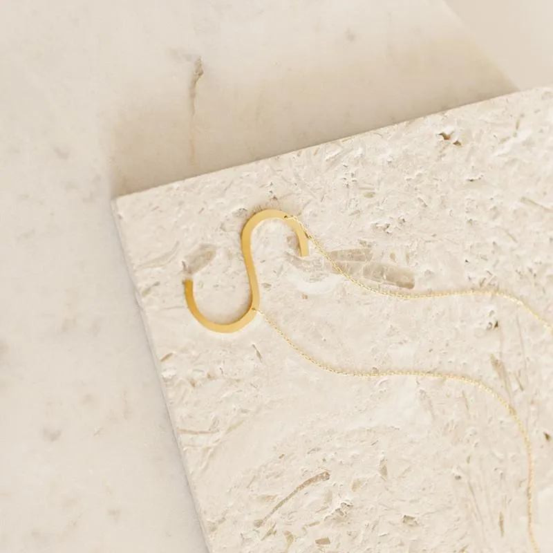 Colliers pendentifs mode collier lettre initiale grand latéral femmes chaîne à maillons pour bijoux cadeau pendentif Sidn22_voghion.com