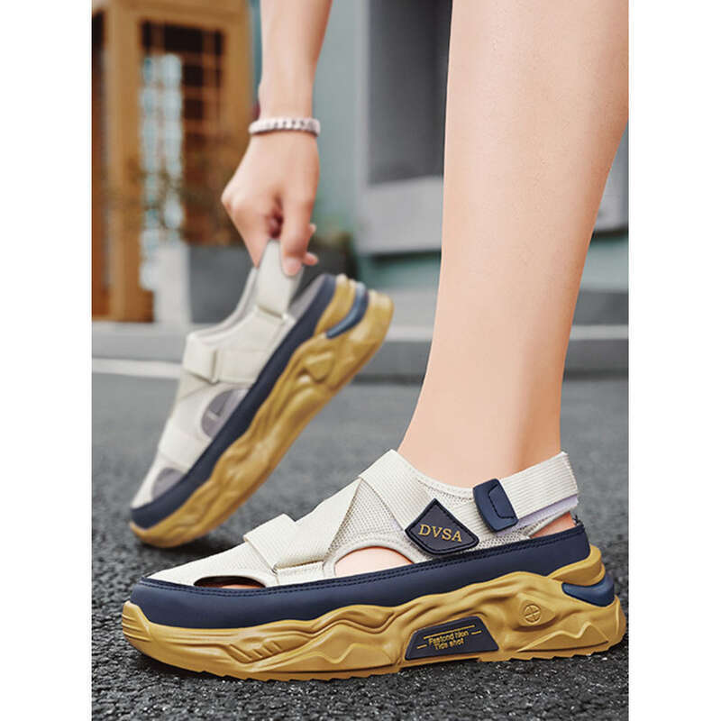 Men's Summer Sandals, Non-slip, Lightweight, Youth Perforated, Breathable Mesh, Comfortable To Wear_voghion.com