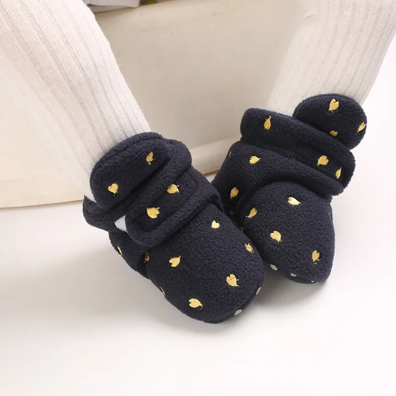 Newborn Baby Socks Boy Girl Enfant Toddler First Walkers Booties Cotton Comfort Soft Anti-slip Warm Littlesprouts Infant_voghion.com