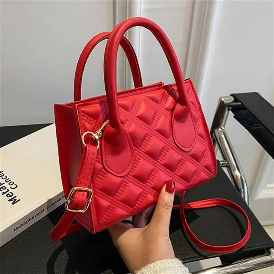 Womens Crossbody Small Square shoulder Texture Bag Fashion Simple Female Personality Handbag Casual Purse_voghion.com