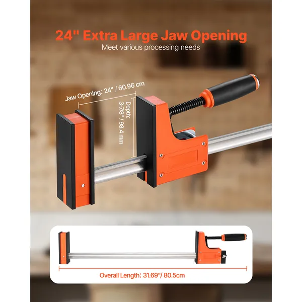 Serre-joints parallèles pour le travail du bois en acier carbone_voghion.com