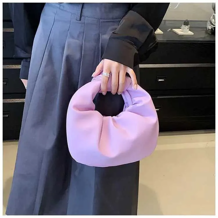 2024 INS Donna Piccola Borsa a Tracolla Festa Frizione Borsa a Tracolla Donna Pelle PU Borse a Tracolla Moda Increspato Crossbody_voghion.com
