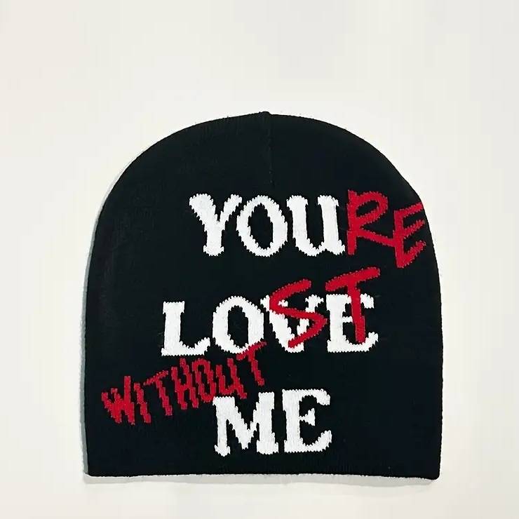 Herrenhüte Strickmützen Lässige Mode Outdoor Warm Vielseitige Nische Ins Beliebtes Gesicht Kleine Jacquardmütze_voghion.com