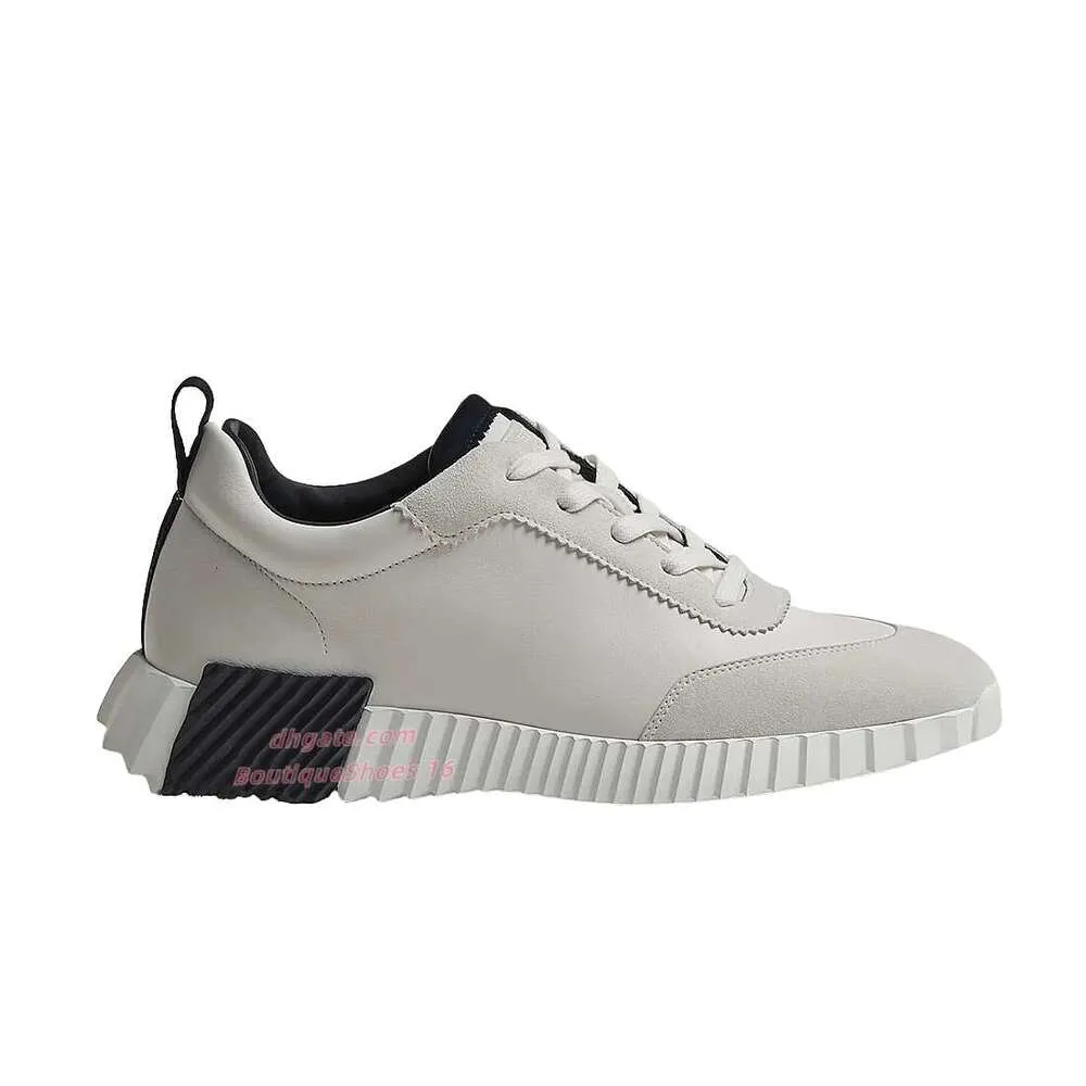 Scarpe da ginnastica da uomo, stile casual, in pelle e rete, con lacci, sportive, con suola in gomma, basse, stile street._voghion.com