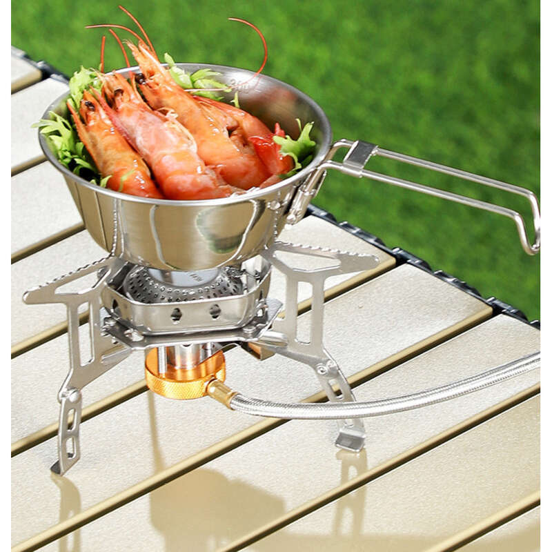 304 Outdoor Stainless Steel Tableware, Camping Equipment, Gift Set, Portable Travel Picnic_voghion.com