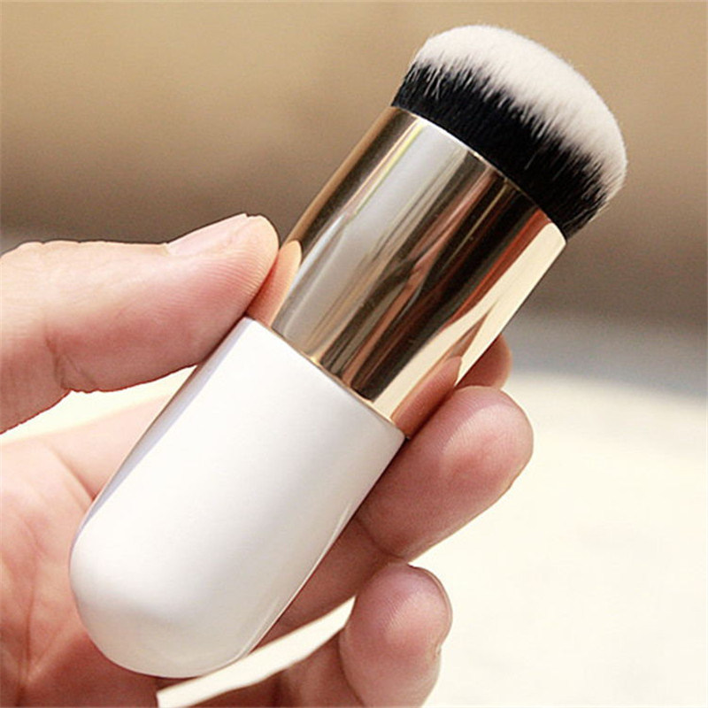 Chubby Pier Foundation Flat Cream Brushes Professional Cosmetic Makeup Brush_voghion.com