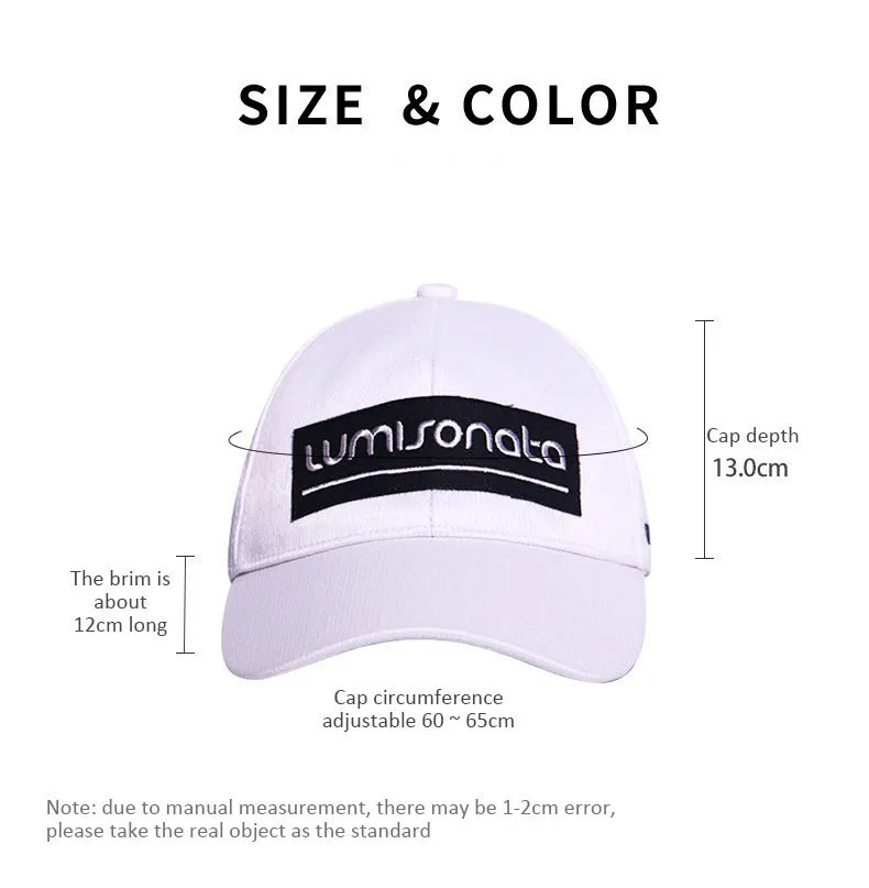 Ensembles d'écharpes Casquettes de baseball lumineuses à LED Casquette de baseball Chapeau lumineux Unisexe DJ Light Up Carnaval Fibre optique Hip Hop Chapeaux Femmes_voghion.com