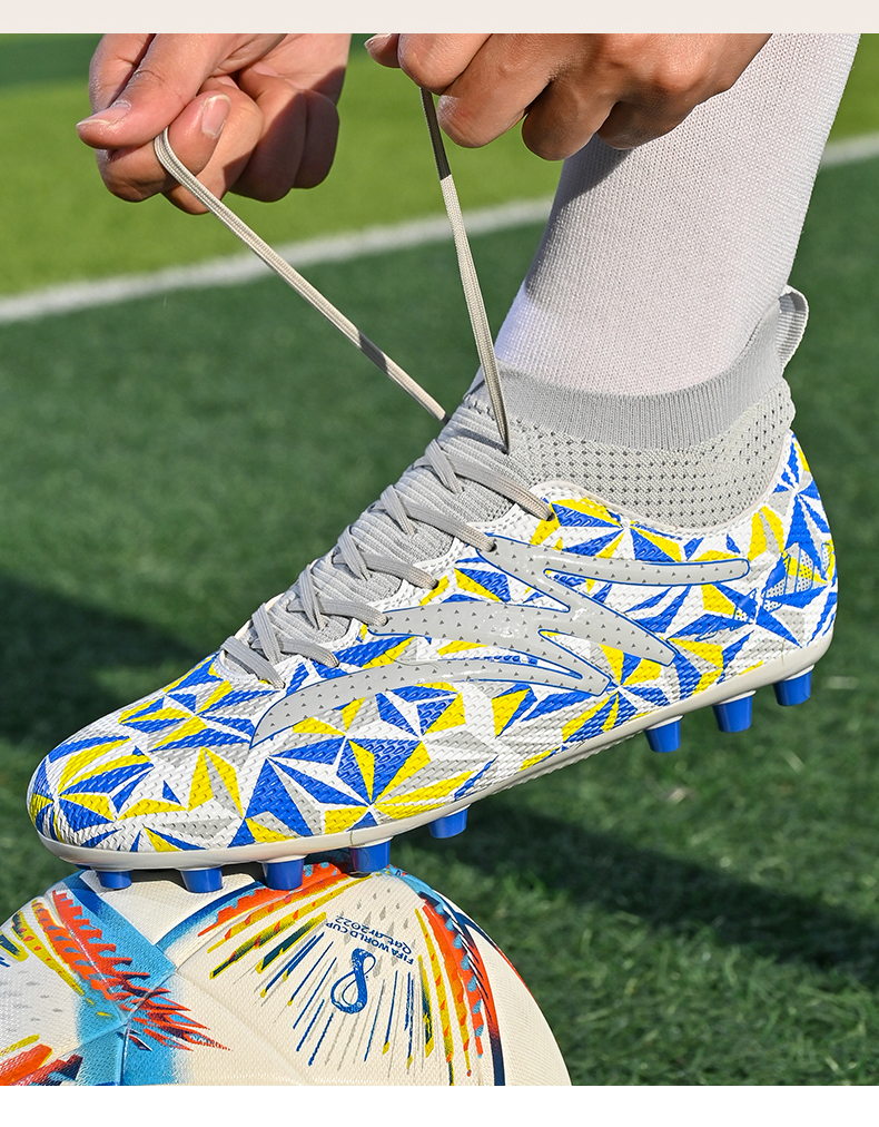Nieuwe professionele voetbalschoenen lange spikes enkel voetbalschoenen FG antislip ultralichte heren ademende buitensport_voghion.com