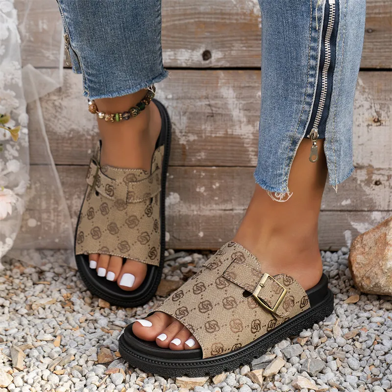 Designer Hot Slide Sandals Womens: Elegant Flower Summer Slippers For Women, Fashionable Comfort Size 35-43_voghion.com
