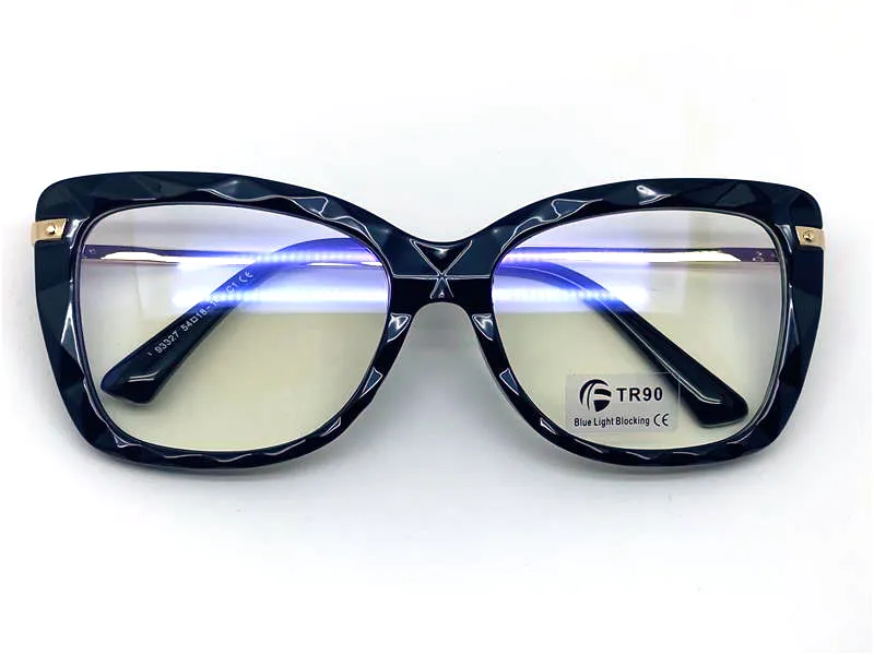 Sunglasses Female Reading Magnifying Glasses Transparent Square Frame Brand Designer Computer Anti-fatigue Presbyopia_voghion.com