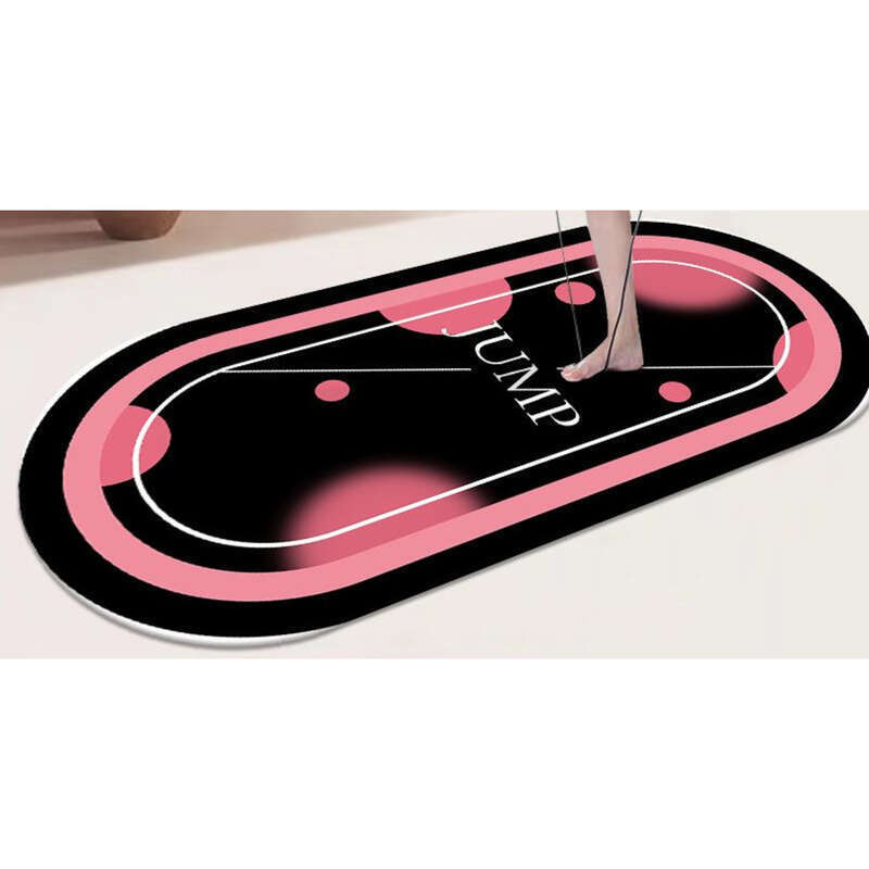 Indoor Sports Silent Shock-absorbing Yoga Mat, Home Slimming Soundproofing Skipping Rope Blanket, Fitness Anti Slip_voghion.com