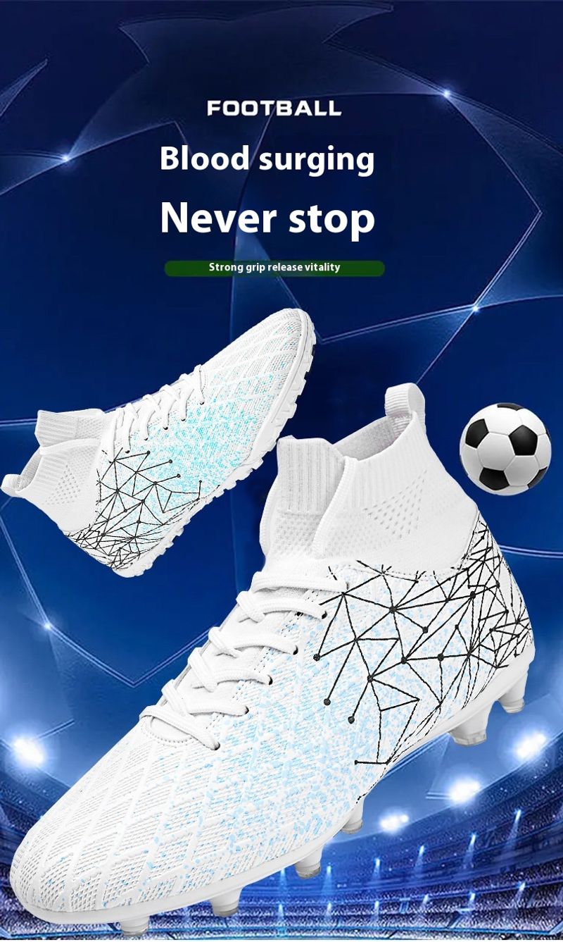 High-Top-Fußballschuhe für Männer und Frauen Modelle mit langen Spikes Jugend Sekundarschüler professionelles_voghion.com