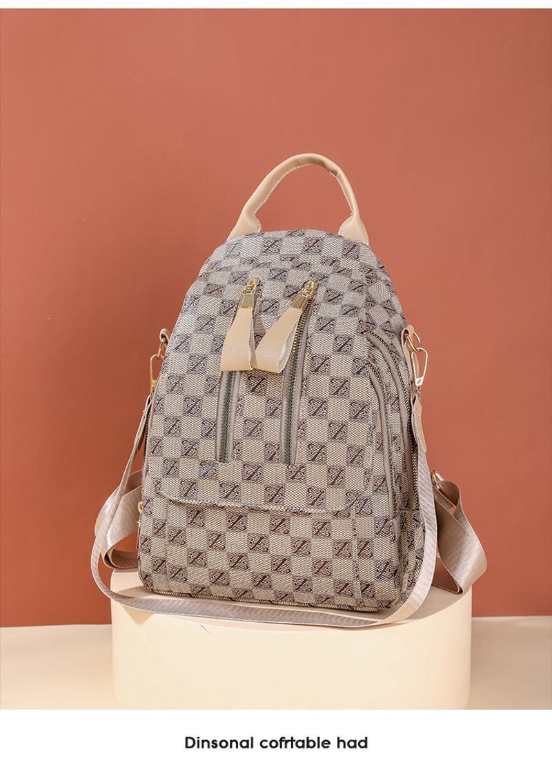 British New Fashion European American Style Retro And Trendy Bra Bag Dual-use Women's Backpack_voghion.com