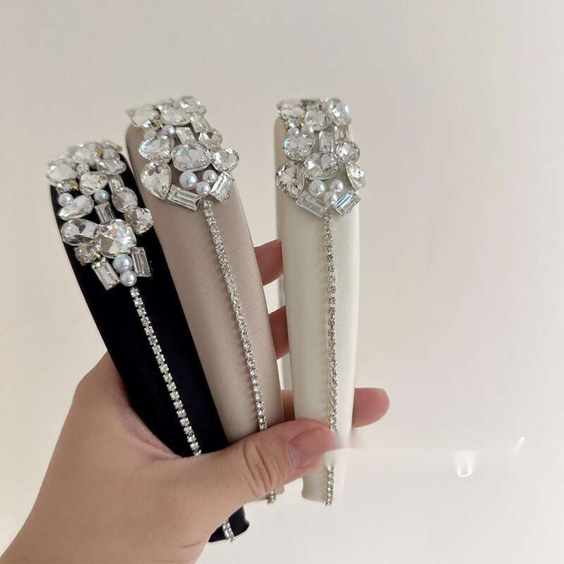 Prinzessin Ins Wind Wald Armband Für Nach Außen Licht Luxus Wasser Diamant Kopfstück Super Flash Temperament Stirnband Haar_voghion.com
