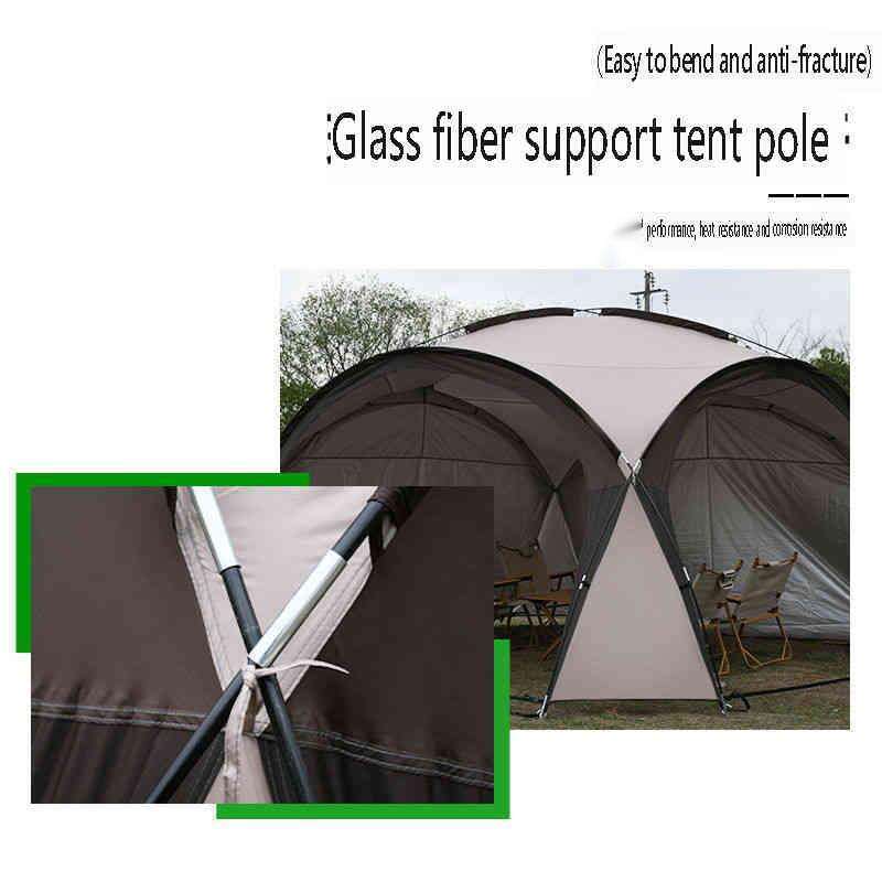 [Colecție 1382 persoane] Cort cu baldachin în stil cupolă, parasolar sferic, protecție solară, camping în aer liber, rezistent la vânt și_voghion.com