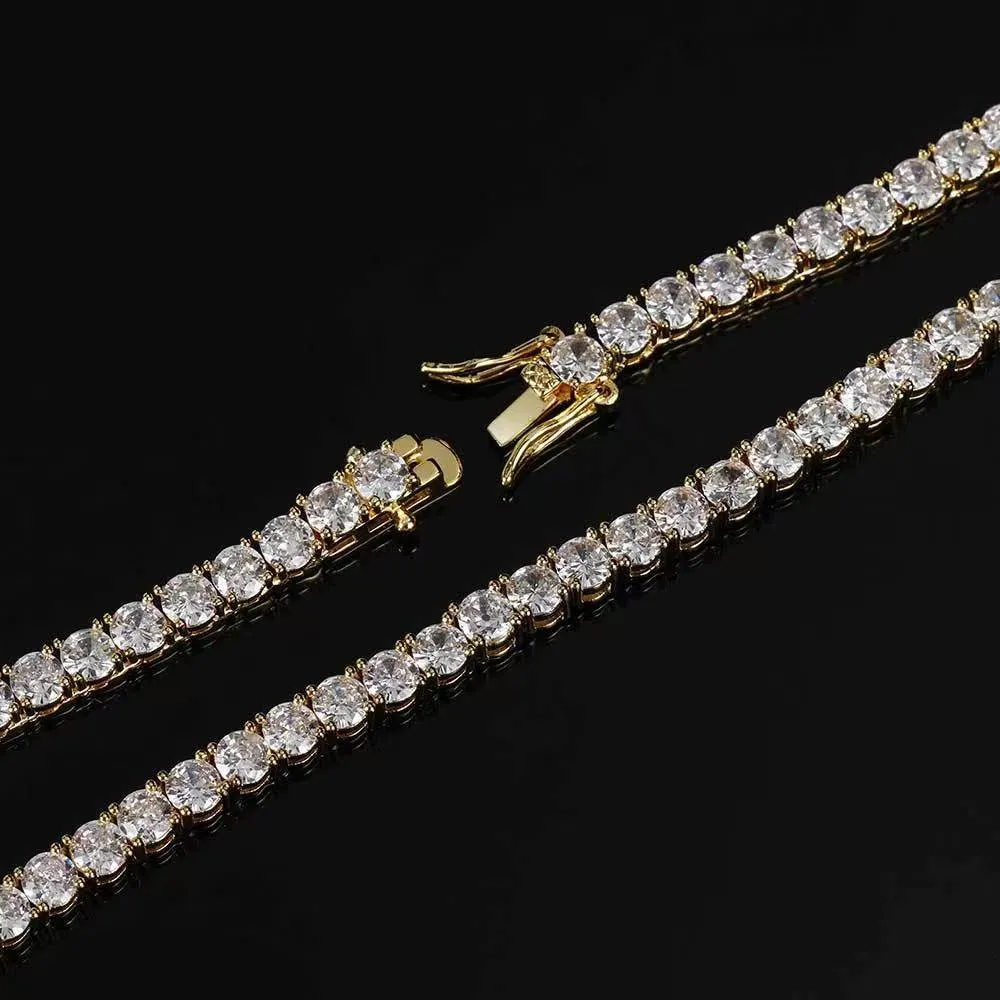 designer gra hip hop 3mm-4mm vvs moissanite ketting tennisketting diamant sier goud iced out vergulde kettingen sieraden_voghion.com