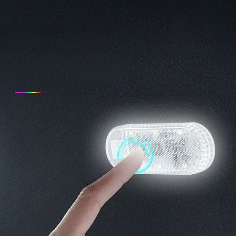 Lampe d'ambiance rechargeable avec port USB, interrupteur tactile pour plusieurs modes de réglage, charge cyclique, plafonnier_voghion.com