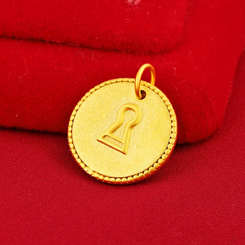 Colliers pendentifs VAMOOSY Pièce de monnaie porte-bonheur couleur or pour femmes Chaîne à maillons Collier Cercle Ras du cou Bijoux de cou de mariée de mariage_voghion.com