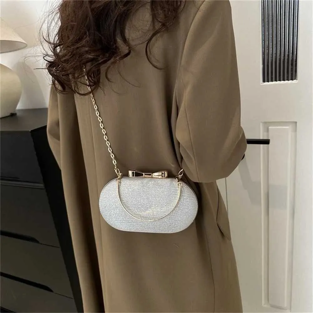 Pochette portefeuille femme rose brillant sequin sac à main 2024 nouvelle mode soirée dix police petit sac de créateur Y241019_voghion.com