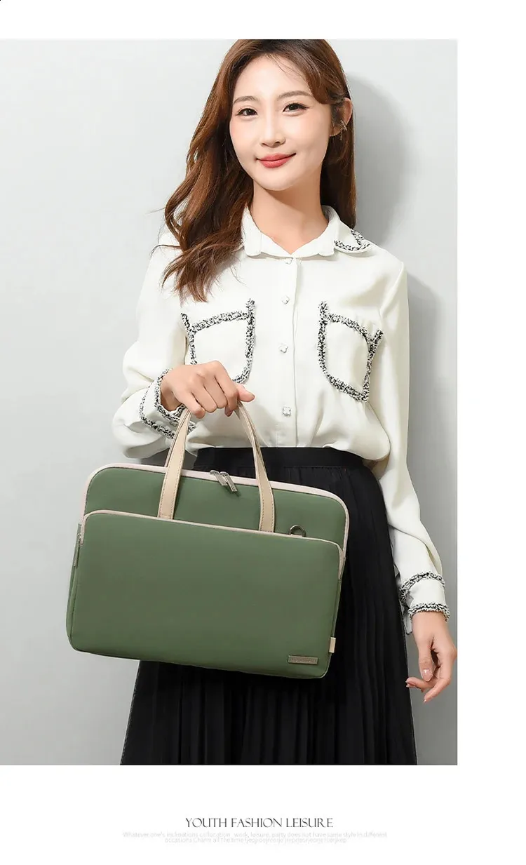 Laptop Sleeve Bag For book Air 13 14 15.6 inch Protective Carrying Case Shoulder Handbag 240907_voghion.com