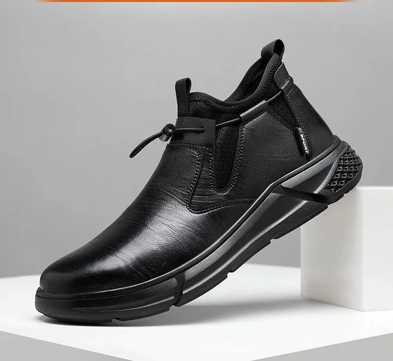 Safety Shoes For Men Steel Toe Cap Puncture Proof Work Boots_voghion.com