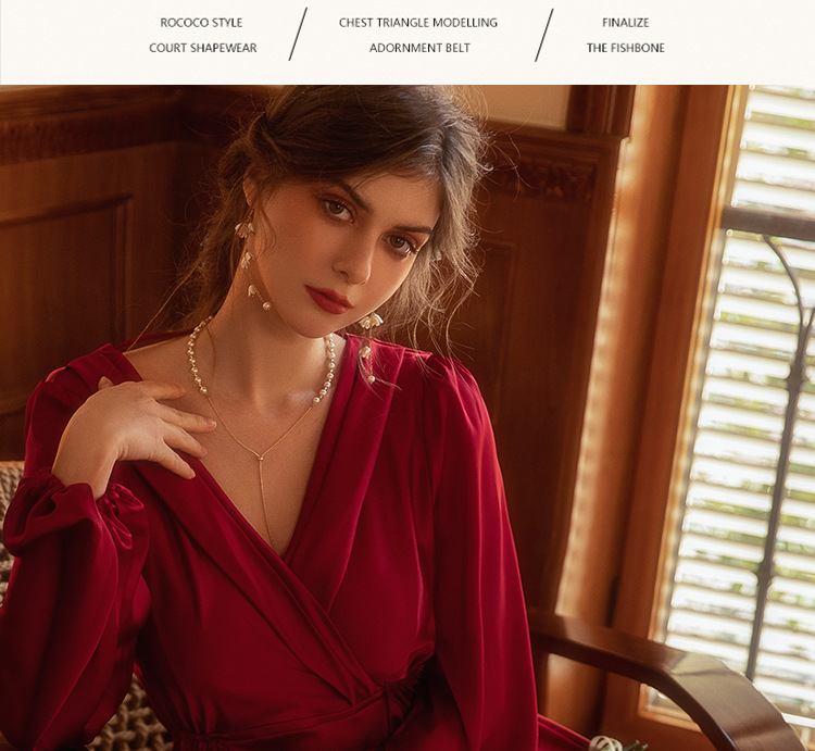 Nachtkleding voor dames Dames kamerjas Bruidsmake-up Bruids satijnen lange badjas_voghion.com