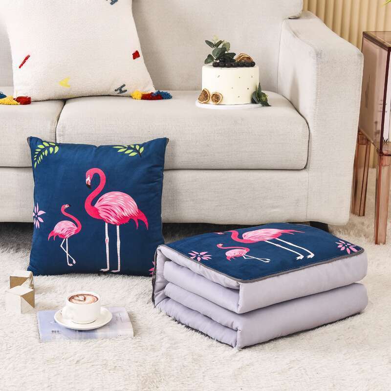 Spring And Summer Dual-use Office Nap Pillow, Gift Cushion, Folding Multifunction_voghion.com