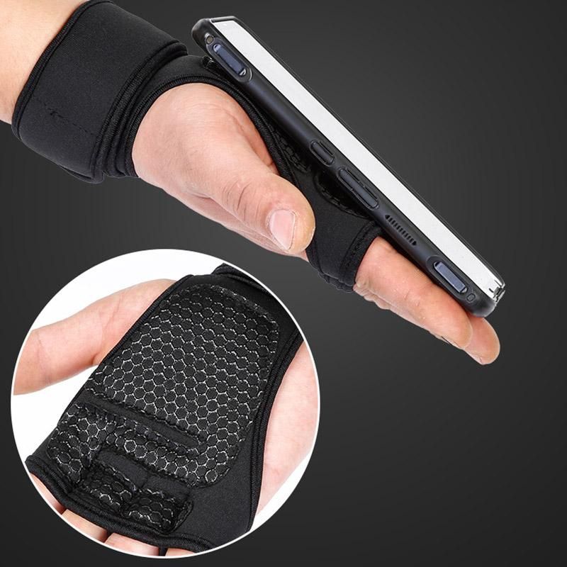 Unisex Fingerless Gloves: Perfect for Weightlifting, Gym Workout, Bodybuilding Dumbbell Training - With Hook & Loop_voghion.com