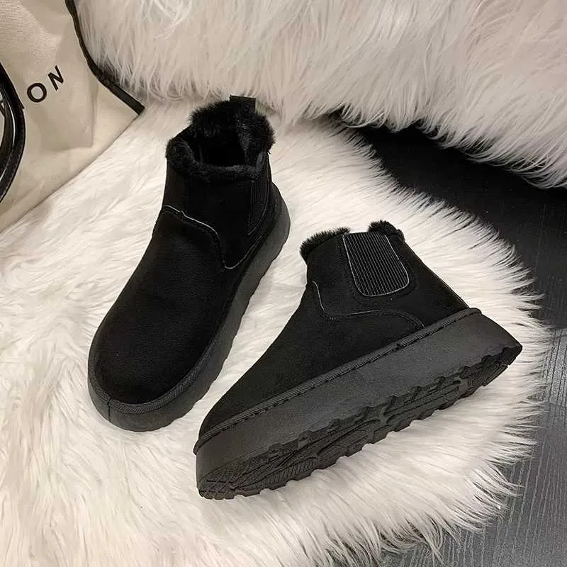 Neue Winter-Schneestiefel aus verdicktem Plüsch, warm, einfach und vielseitig, bequeme Baumwollschuhe M241005_voghion.com