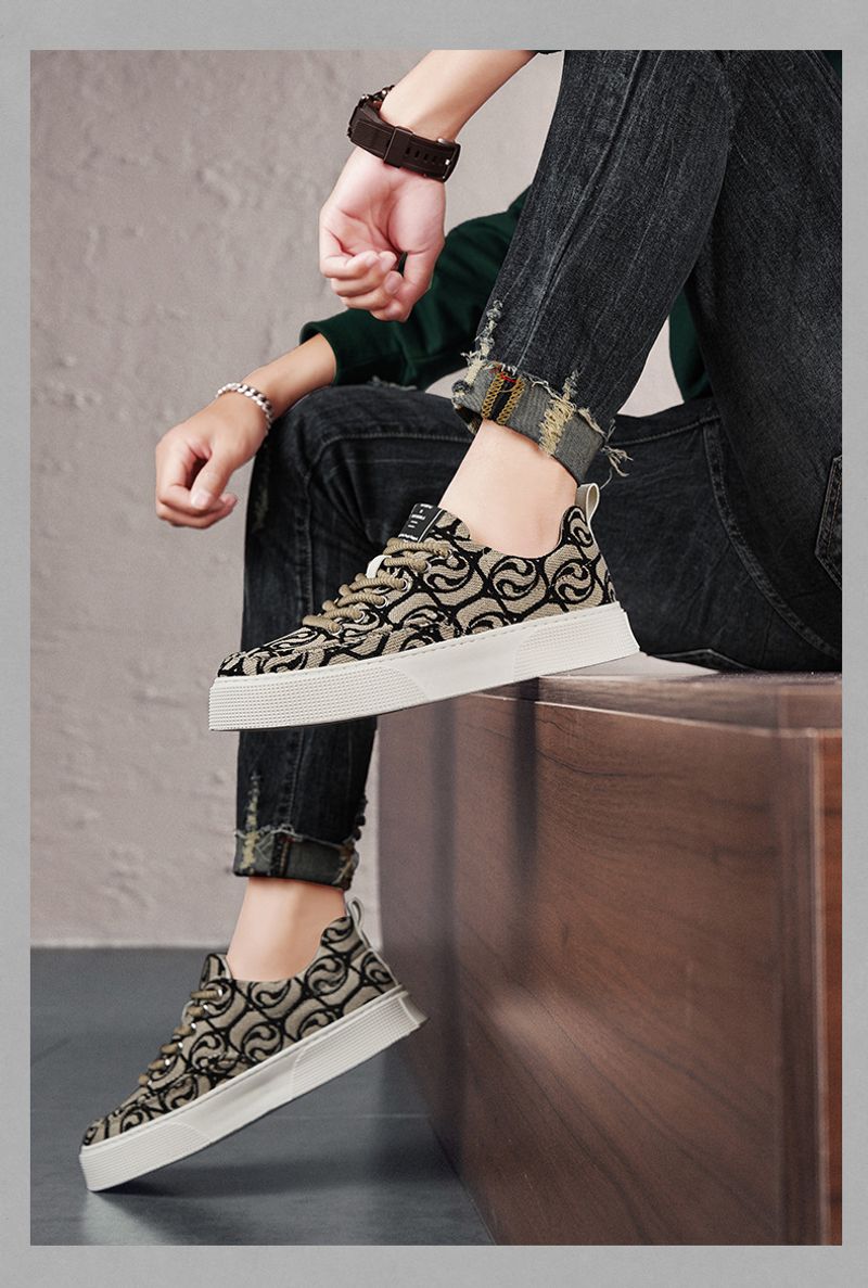 Chaussures décontractées pour hommes, grandes tailles, tendance chinoise chic, respirantes, confortables, simples, pour étudiants, 2024_voghion.com