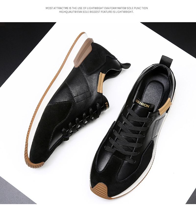 Schuhe Atmungsaktive Sommer Sneakers Casual Leder Kleine Weiße Herrenschuhe Sind Vielseitig_voghion.com