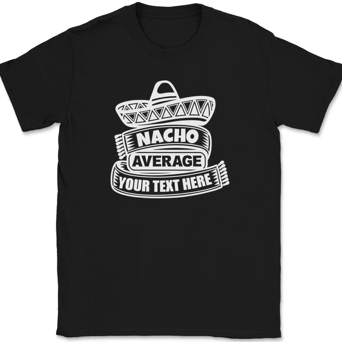 T-shirt uomo personalizzato con testo proprio stampato_voghion.com