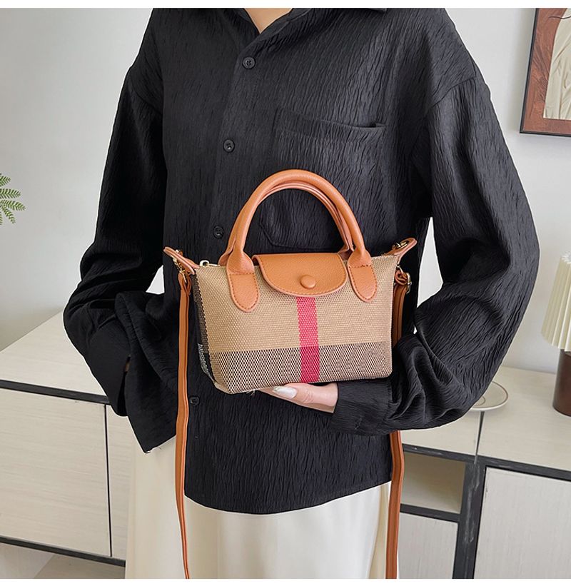 Taschen Damentaschen 2024 Neue Strukturierte Handtasche Schultertasche Mode Lässig Persönlichkeit Alle Spiel Wels_voghion.com