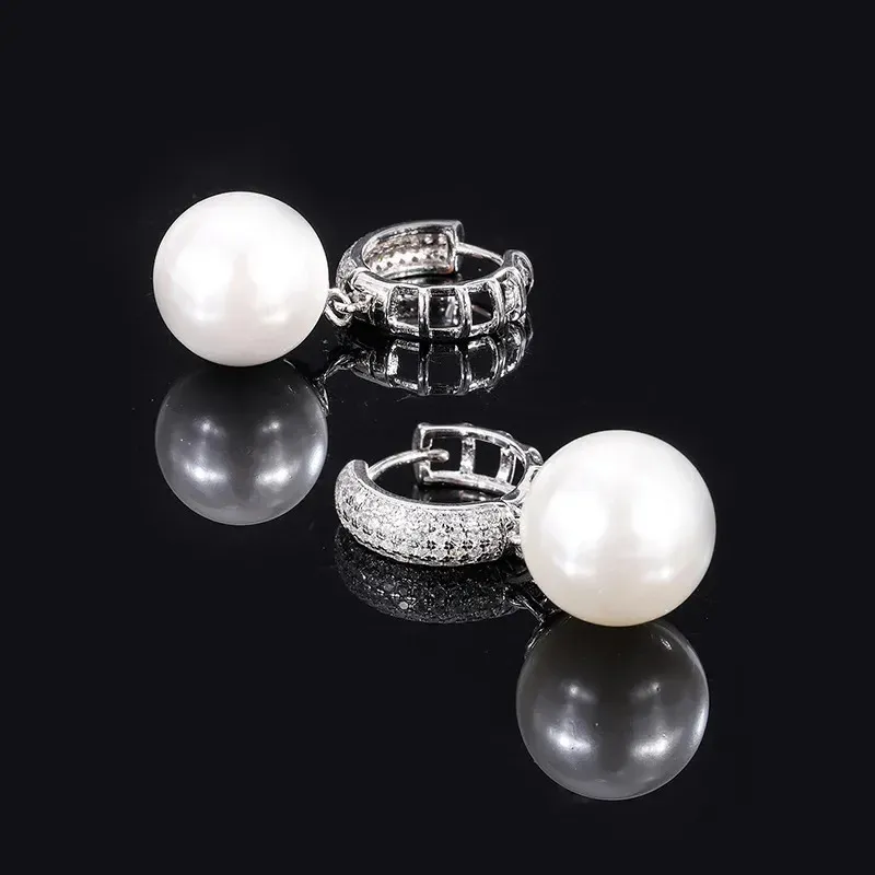 Orecchini pendenti con nappa retrò in perle di fritillaria in argento Sterling 100%, regalo di compleanno per le donne, gioielli per anniversario di matrimonio_voghion.com
